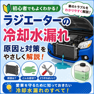 ラジエーターの冷却水漏れとは？