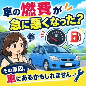 車の燃費が急に悪くなった？